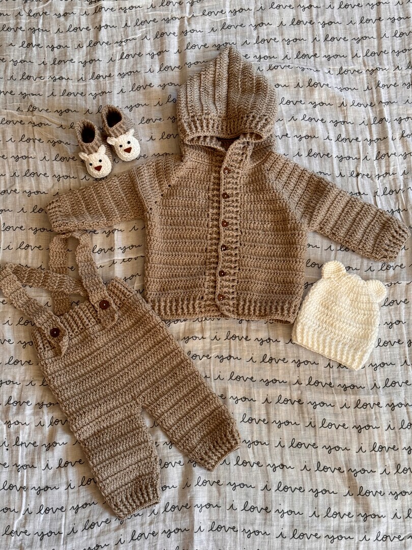 Baby Sweater Crochet Newborn Baby Boy Clothes Crochet Outfit For